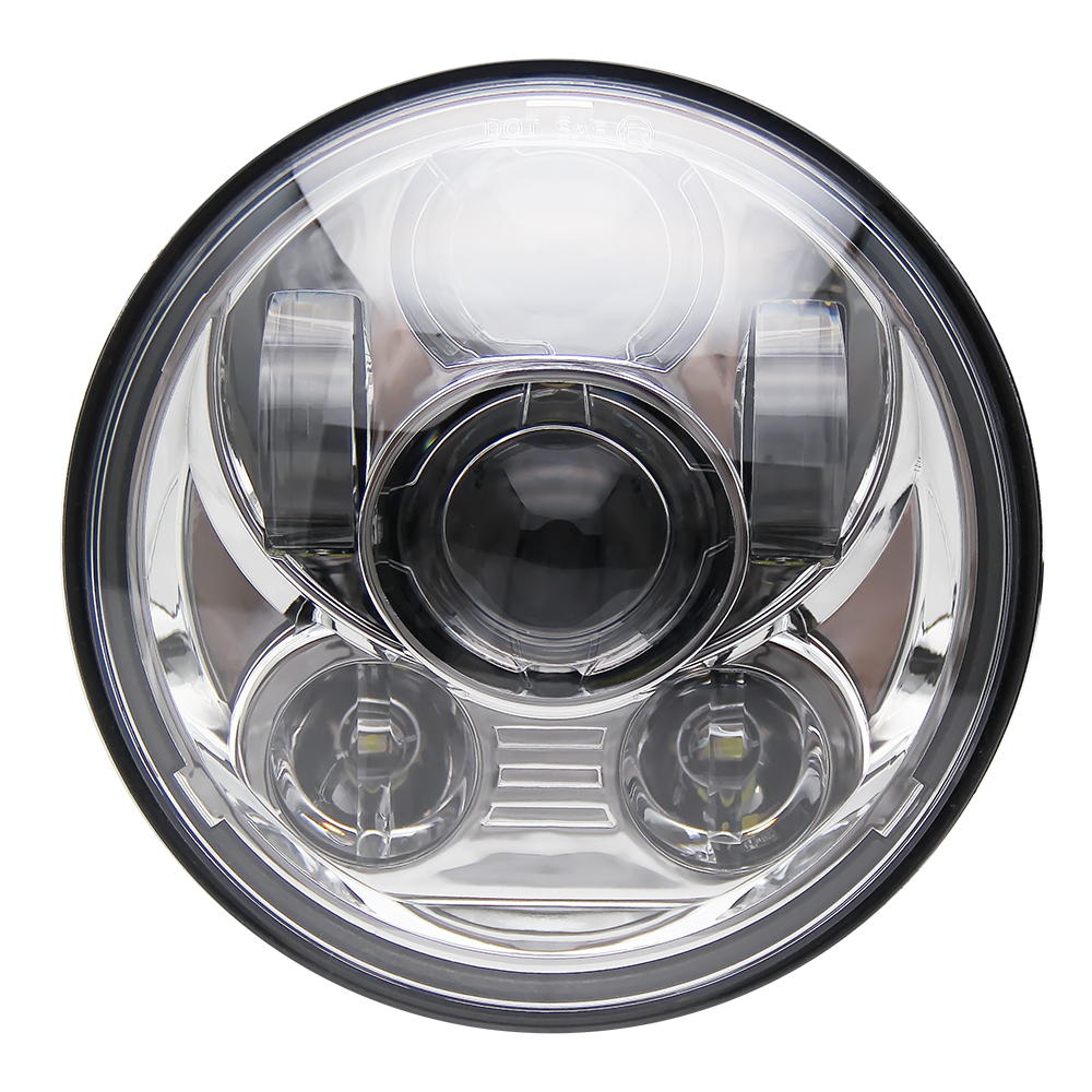 50W / 30W 5.75 "Point LED Phare Dot pour Harley JG-M003D