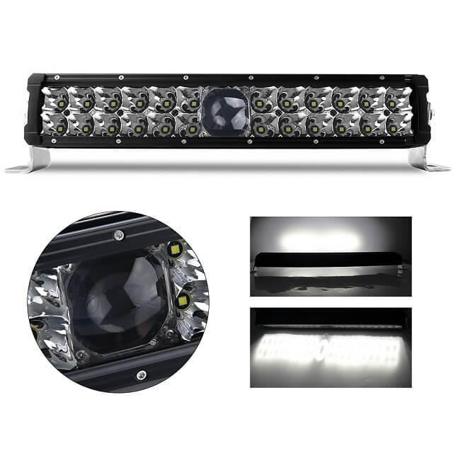 Barre de lumière LED laser super brillante hors route avec distance d'exposition 2000m JG-L9620