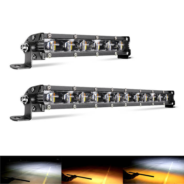 Slim Dual Collins clignotant la barre lumineuse à LED JG-9610Z-BS