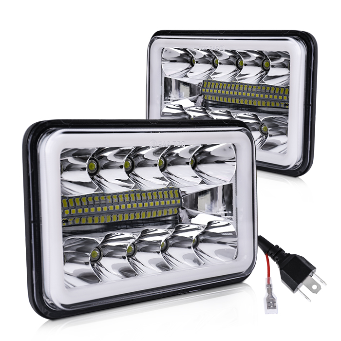 4x6 Muti-Colors Angel Eyes Square LED Phillight JG-1002-HP