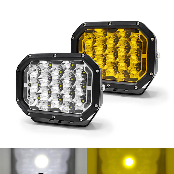 5x7 Rectangle LED Driving Lights avec DRL JG-947
