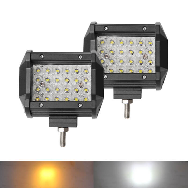 Barre de 4 pouces à double couleur stroboscope
