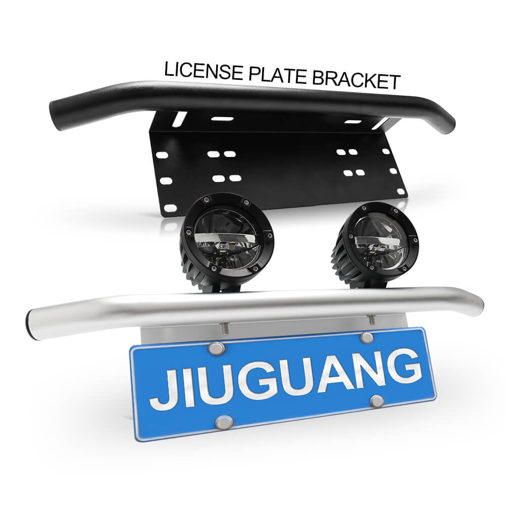 Support de phares de conduite de plaque d'immatriculation de voiture JG-PZ01