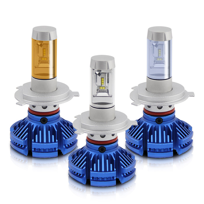 Ampoules de phares à LED sans ventilateur pour voitures JG-X3