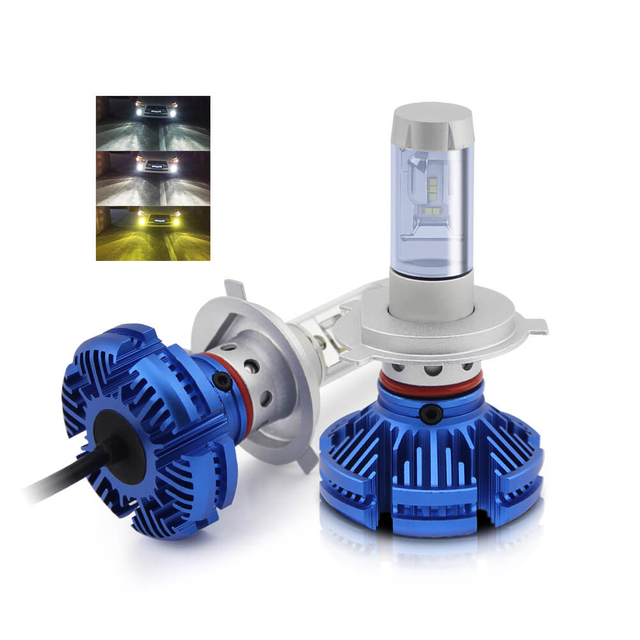 Ampoules de phares à LED sans ventilateur pour voitures JG-X3